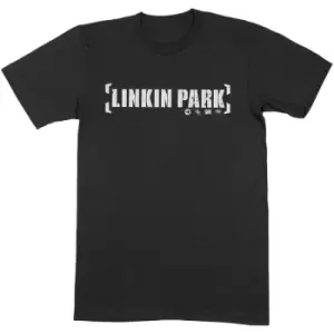 Image of Linkin Park - Bracket Logo Unisex X-Large T-Shirt - Black
