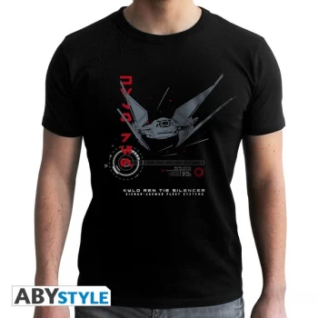 Image of Star Wars - Tie Silencer E8 Mens Medium T-Shirt - Black