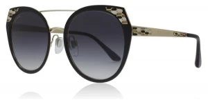 Image of Bvlgari BV6095 Sunglasses Black/Pale Gold 20248G 53mm