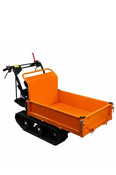 Image of T-mech Tracked Mini Dumper Petrol Transporter Orange