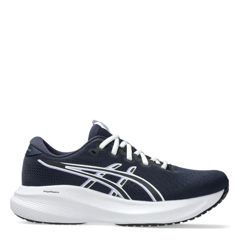 Image of Asics Gel-Excite 11 Road Running Shoes Womens Midnight/White female 4 (37)