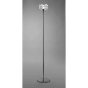 Image of Floor lamp Artic 1 Bulb E27, polished chrome