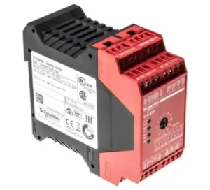 Image of Schneider Electric Preventa 24 V dc Safety Relay - Dual Channel With 2 Safety Contacts 4 Auxiliary Contact, Automatic,
