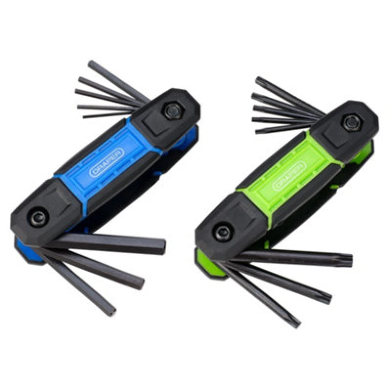 Image of Draper 31269 Tx-Star And Metric Folding Hex Key Set (16 Piece)