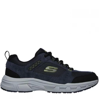 Image of Skechers Oak Canyon Mens Trainers - Navy/Lime