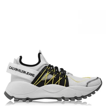 Image of Calvin Klein Jeans Tolbeck Slip On Trainers - White/Black