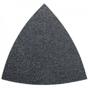 Image of Fein 63717084041 Delta grinder blade Hook-and-loop-backed, Unperforated Grit size 100 Width across corners 80 mm 5 pcs