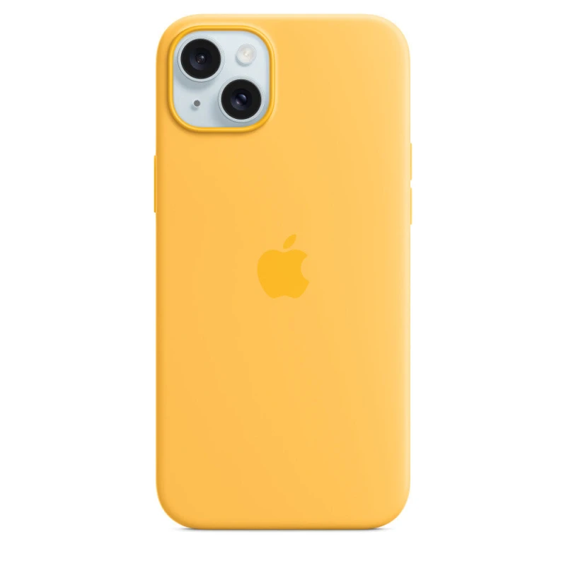 Image of Apple Apple iPhone 15 Plus Silicone Case with MagSafe - Sunshine MWNF3ZM/A