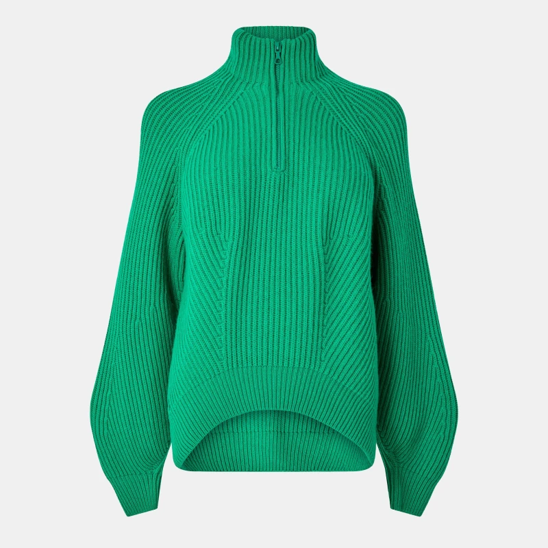 Image of Lacoste Womens Tricot Crew Neck Jumper Fluorine Green female 6 (34)
