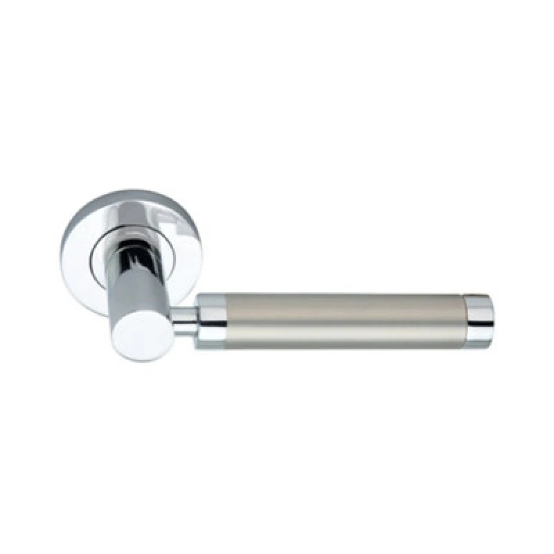 Image of Spira Brass Zest Lever Door Handle Dual Tone