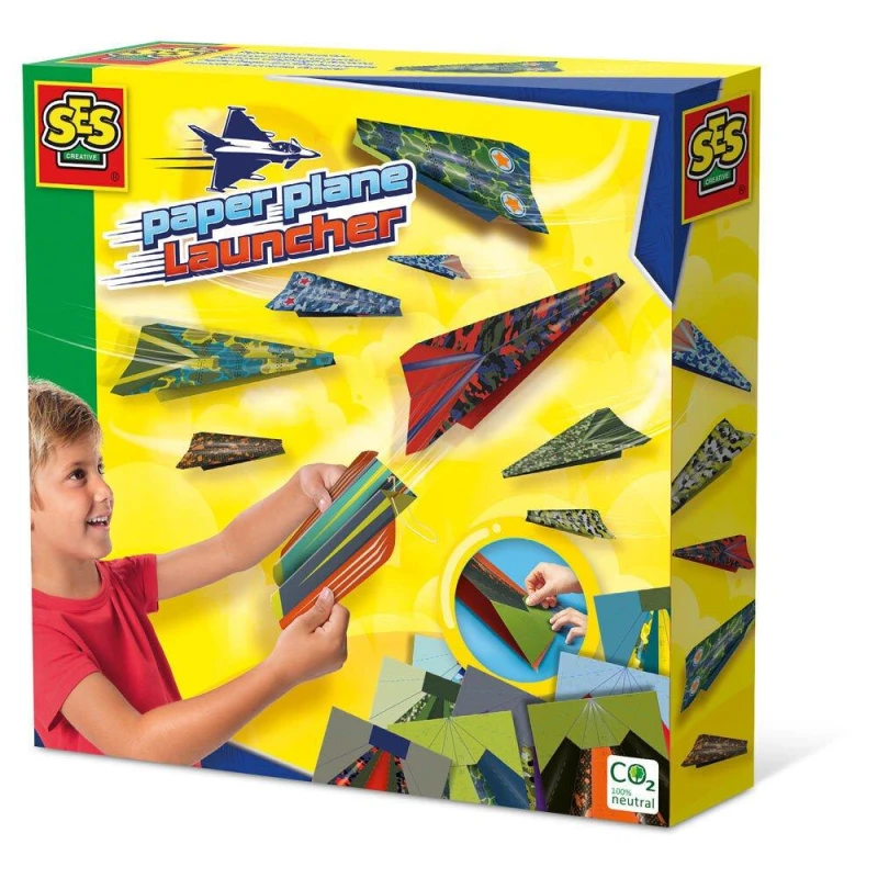 Image of SES Creative Paper Plane Launcher, 5 Years and Above (14288) Multi