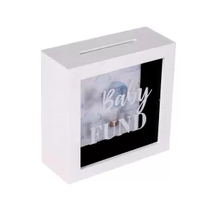 Image of White Baby Money Box Frame