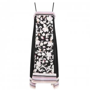 Image of DKNY Floral Slip Dress - BLACK MULTI