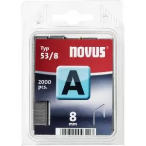 Image of Fine wire staple A 53/8 SH (2000 St) 2000 pc(s) Novus 102269801 Dimensions (L x W) 8mm x 11.3 mm
