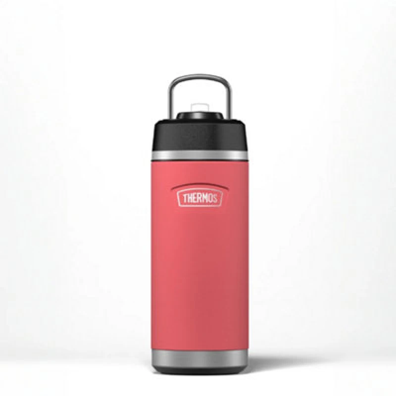 Image of Thermos Icon Series 530ml Flip Straw Water Bottle - Coral Bloom Coral Unisex
