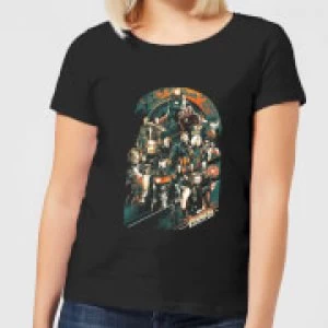Image of Marvel Avengers Infinity War Avengers Team Womens T-Shirt - Black - M