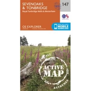 Image of Sevenoaks and Tonbridge by Ordnance Survey (Sheet map, folded, 2015)