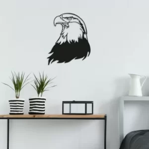 Image of Eagle2 Black Decorative Metal Wall Accessory