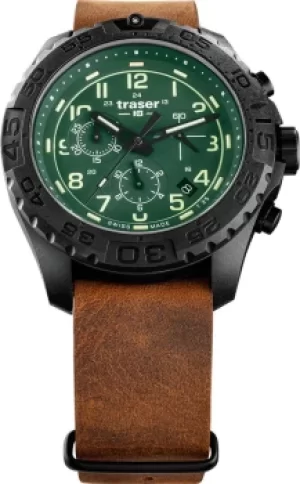 Image of Traser H3 Watch P96 OdP Evolution Chrono Green