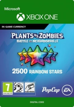 Image of Plants vs Zombies Battle For Neighborville 2500 Rainbow Stars Xbox One