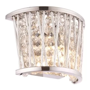 Image of Sophia 1 Light Wall Chrome, Crystal (K5) Detail, G9