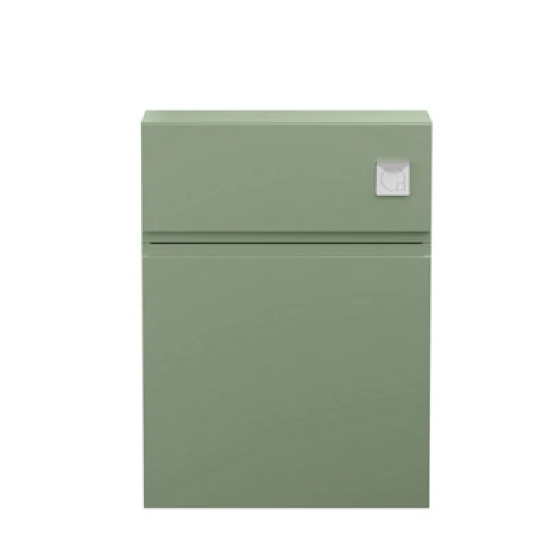 Image of Hudson Reed Urban Floor Standing Back To Wall Wc Unit, Durable Compact Bathroom Vanity And Wc Unit In Satin Green, 500mm