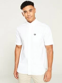 Image of Fred Perry Classic Oxford Shirt - White, Size L, Men