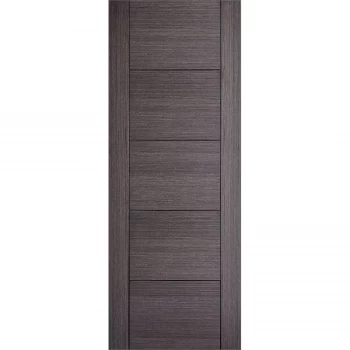 Image of Vancouver Internal Prefinished Ash Grey 5 Panel Door - 838 x 1981mm