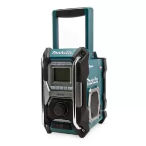 Image of Makita MR002GZ Cxt/Lxt/Xgt Am/Fm Bluetooth Job Site Radio Blue (Body Only)