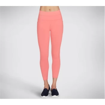 Image of Skechers Go Walk High Waisted 7/8 Leggings II Womens - Pink