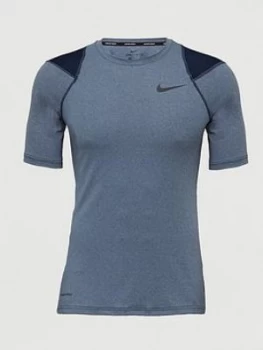 Image of Nike Hypercool Short Sleeve Top - Navy, Size 2XL, Men