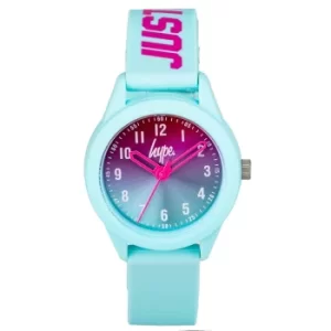 Image of Hype Kids Aqua Watch with Pink Print Strap Watch