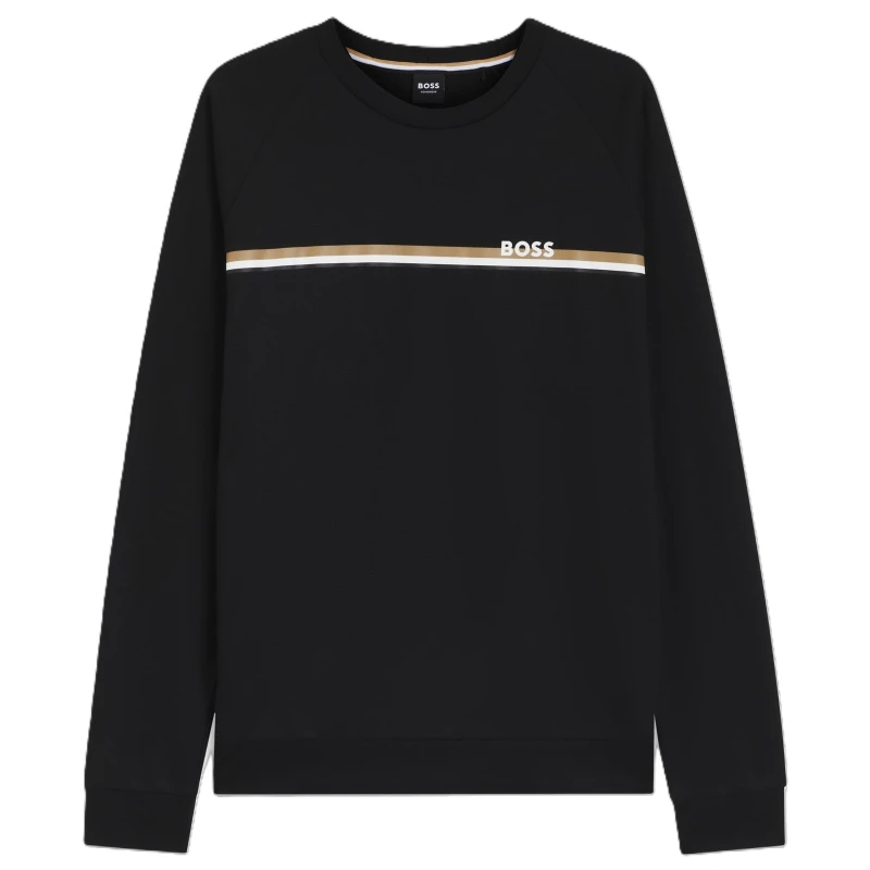 Image of Boss Authentic Sweatshirt 10269562 Crew Sweaters S Black 52318203350