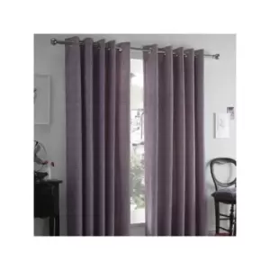 Image of Hanworth Thermal Eyelet Lined Curtains, Heather, 66 x 72" - Dreams&drapes