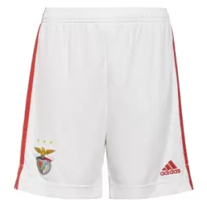 Image of 2021-2022 Benfica Home Shorts (White) - Kids