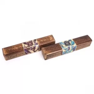 Image of Peacock Feather Incense Stick Box Set