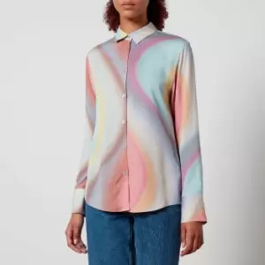 Image of Paul Smith Spray Swirl Twill Shirt - IT 44/UK 12