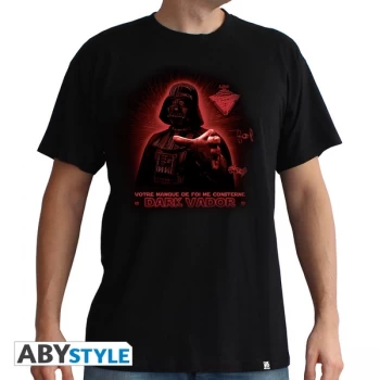 Image of Star Wars - Darthvader Mens Medium T-Shirt - Black