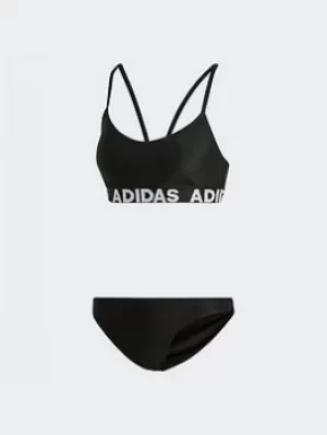 Image of adidas Beach Bikini, Navy/Turquoise, Size 16, Women