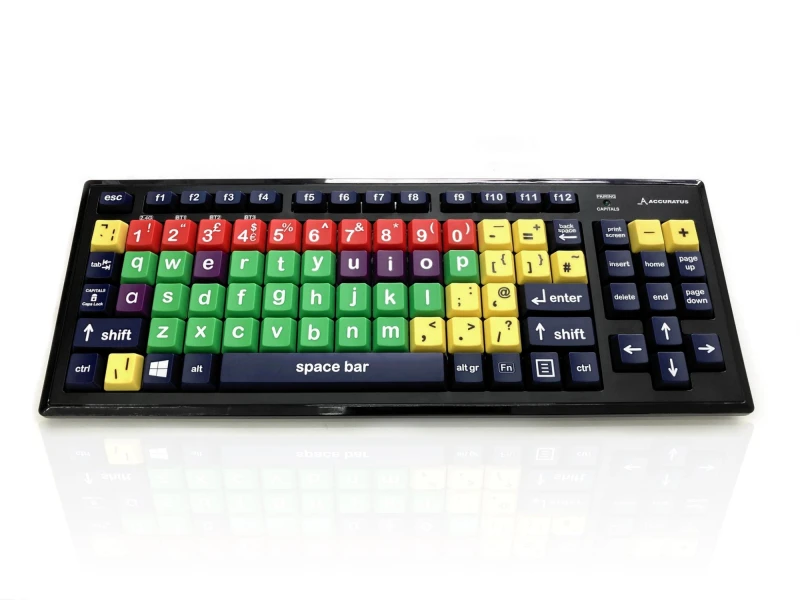 Image of Accuratus KYB-M2MIX-LCUHBT keyboard Home RF Wireless + Bluetooth QWERT