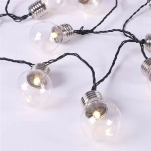 Image of GardenKraft 50pc Warm White LED Indoor/Outdoor Display String Rope Light