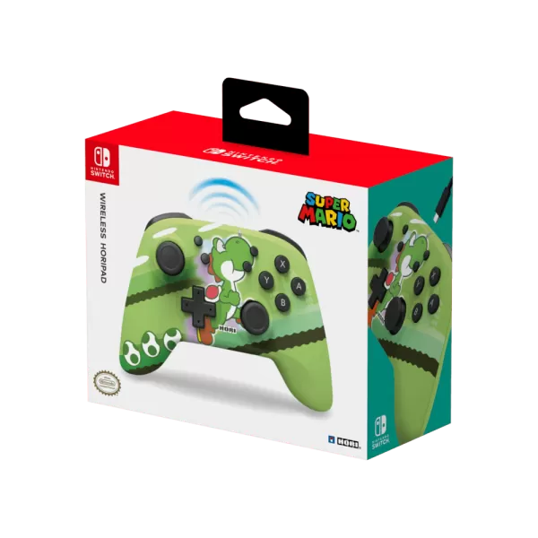Image of Hori Wireless HORIPAD Yoshi For Nintendo Switch