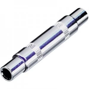 Image of Rean AV NYS236 Jack Audiophono Adapter 1x Jack socket 6.3mm 1x Jack socket 6.3mm Nickel