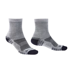 Image of Bridgedale HIKE Lightweight Merino Performance Ankle Original Mens - Medium Silver / Navy