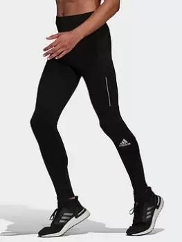Image of adidas Run Otr Warm Tight - Black, Size 2XL, Men