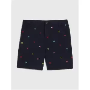 Image of Tommy Hilfiger Tommy Embro Chino Shorts - Blue