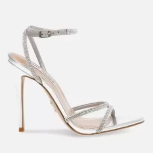 Image of Steve Madden Womens Bryanna Heeled Sandals - Silver - UK 6