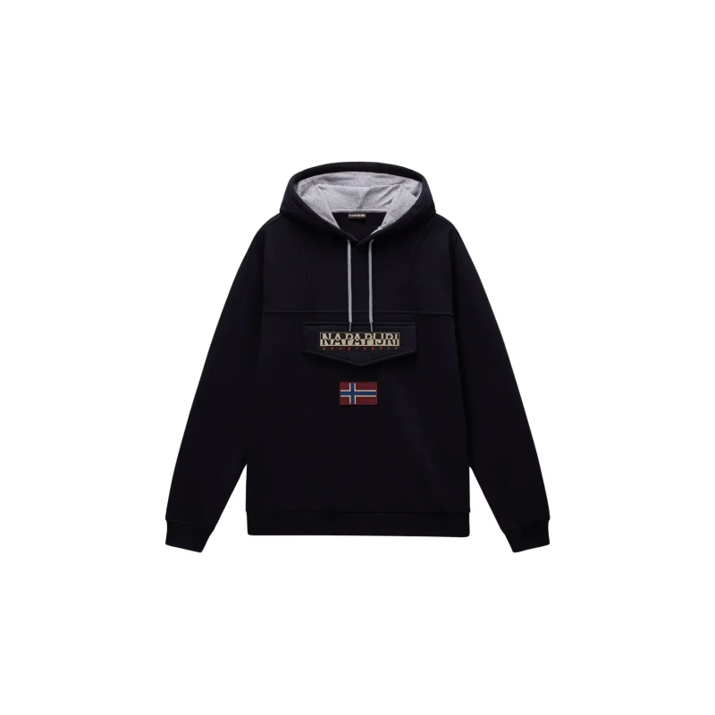 Image of Hooded sweatshirt Napapijri Burgee Wint 4 Noir Male L