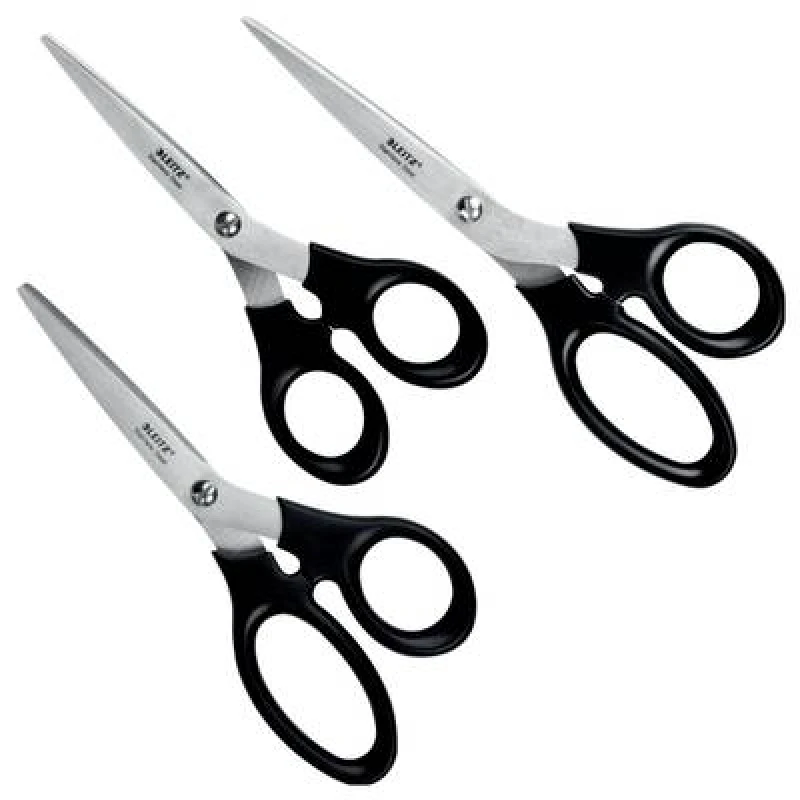 Image of Leitz Leitz 54260095 Universal All-purpose scissors Right-handed, Left-handed 165 mm, 185 mm, 205mm Black 54260095