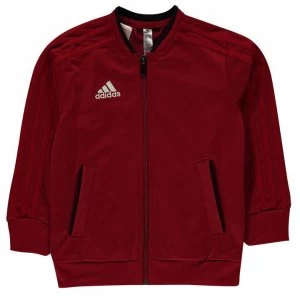 Image of adidas Condivo Polyester Jacket Junior Boys - Red/Black